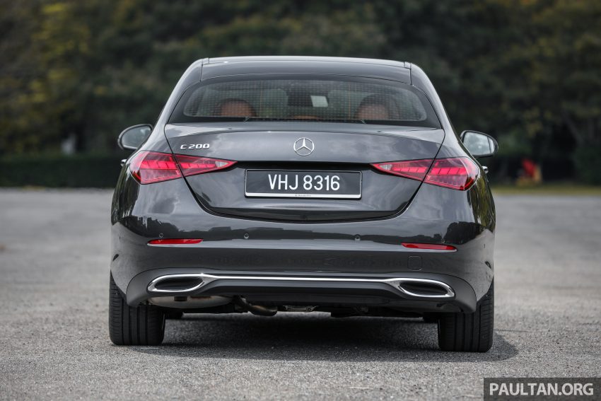 试驾集评: W206 Mercedes-Benz C 200 Avantgarde vs C 300 AMG Line, 配备, 动力和操控全面对比与导购心得 183248