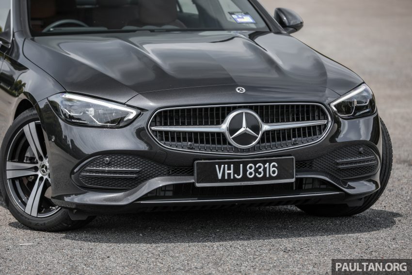 试驾集评: W206 Mercedes-Benz C 200 Avantgarde vs C 300 AMG Line, 配备, 动力和操控全面对比与导购心得 183251