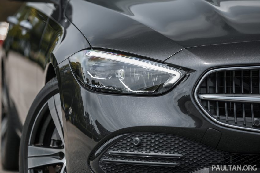 试驾集评: W206 Mercedes-Benz C 200 Avantgarde vs C 300 AMG Line, 配备, 动力和操控全面对比与导购心得 183252