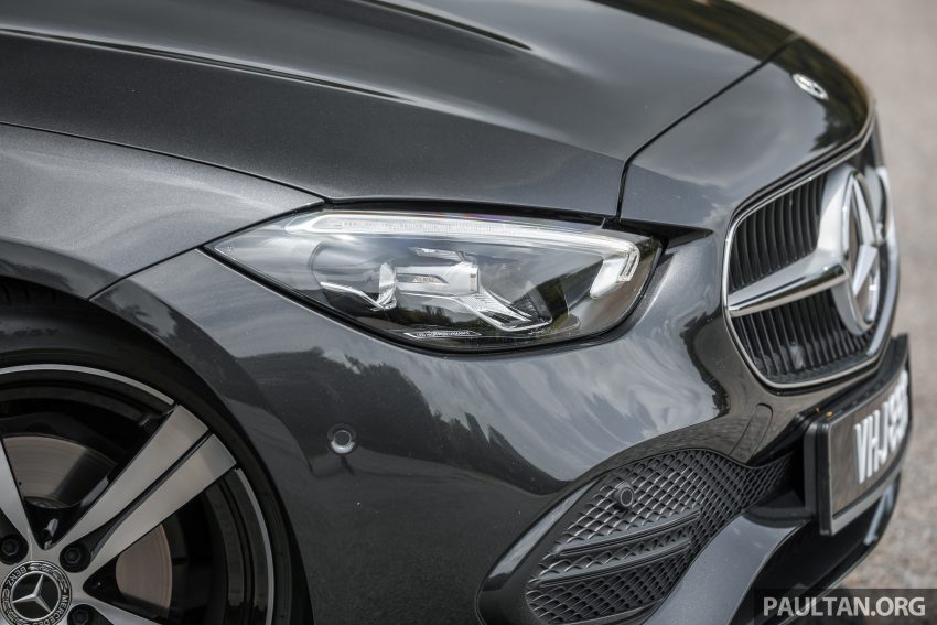 试驾集评: W206 Mercedes-Benz C 200 Avantgarde vs C 300 AMG Line, 配备, 动力和操控全面对比与导购心得 183253
