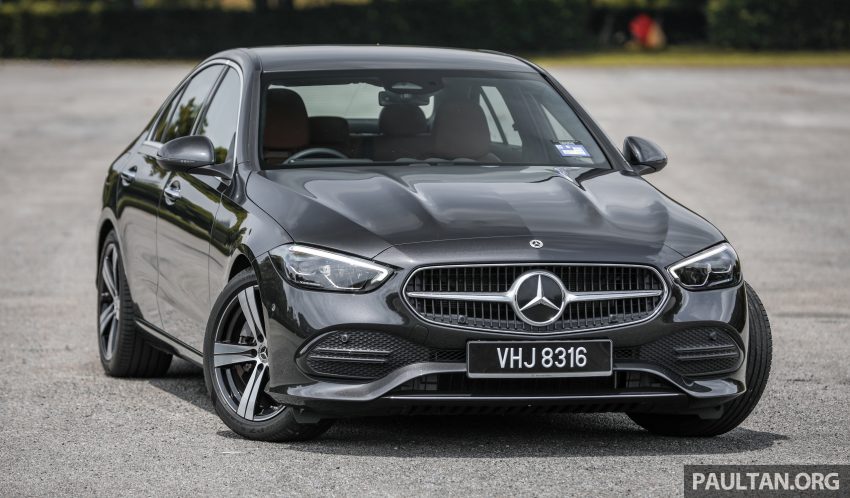 试驾集评: W206 Mercedes-Benz C 200 Avantgarde vs C 300 AMG Line, 配备, 动力和操控全面对比与导购心得 183239