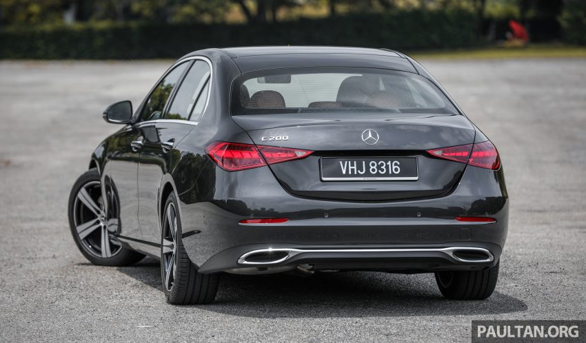 试驾集评: W206 Mercedes-Benz C 200 Avantgarde vs C 300 AMG Line, 配备, 动力和操控全面对比与导购心得 183243
