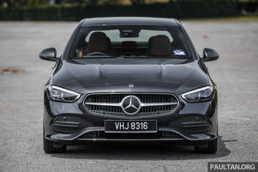 试驾集评: W206 Mercedes-Benz C 200 Avantgarde vs C 300 AMG Line, 配备, 动力和操控全面对比与导购心得 183245