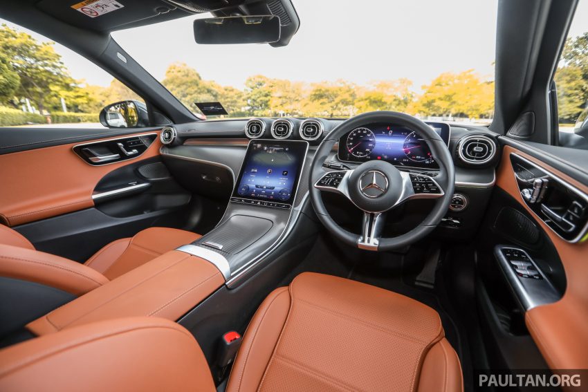 试驾集评: W206 Mercedes-Benz C 200 Avantgarde vs C 300 AMG Line, 配备, 动力和操控全面对比与导购心得 183333