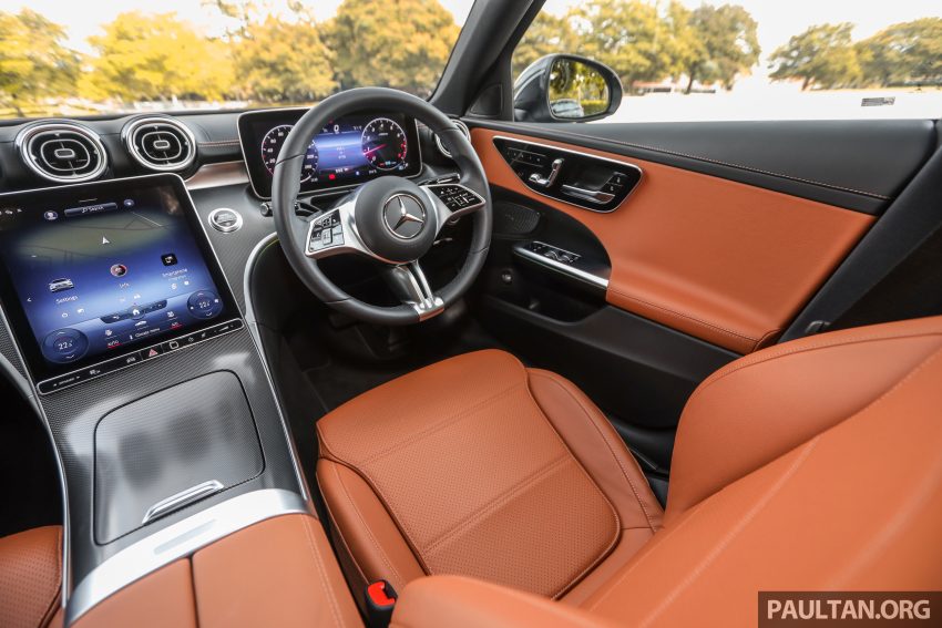 试驾集评: W206 Mercedes-Benz C 200 Avantgarde vs C 300 AMG Line, 配备, 动力和操控全面对比与导购心得 183334