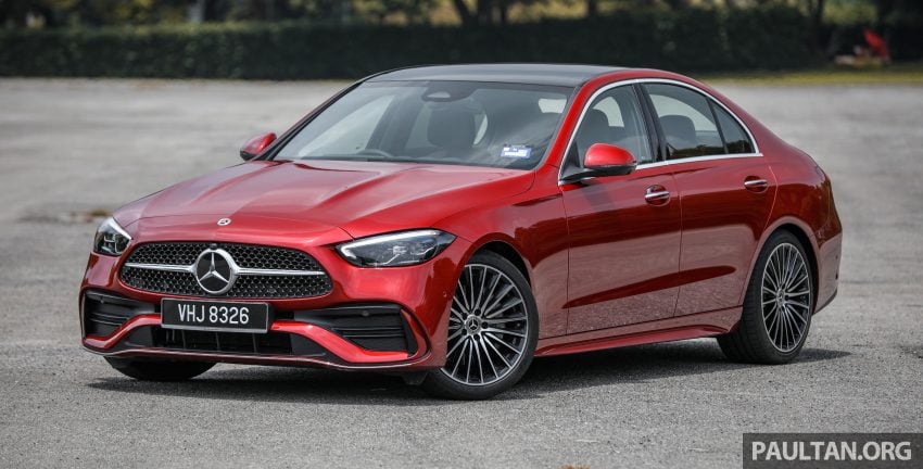 试驾集评: W206 Mercedes-Benz C 200 Avantgarde vs C 300 AMG Line, 配备, 动力和操控全面对比与导购心得 183359