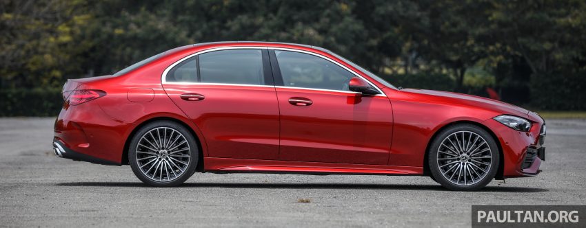 试驾集评: W206 Mercedes-Benz C 200 Avantgarde vs C 300 AMG Line, 配备, 动力和操控全面对比与导购心得 183372