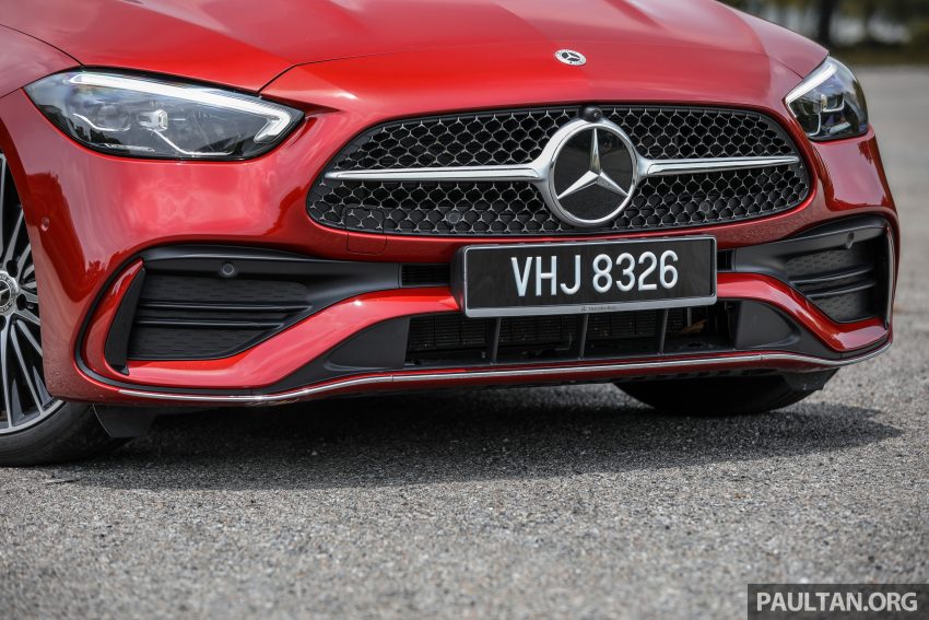 试驾集评: W206 Mercedes-Benz C 200 Avantgarde vs C 300 AMG Line, 配备, 动力和操控全面对比与导购心得 183379
