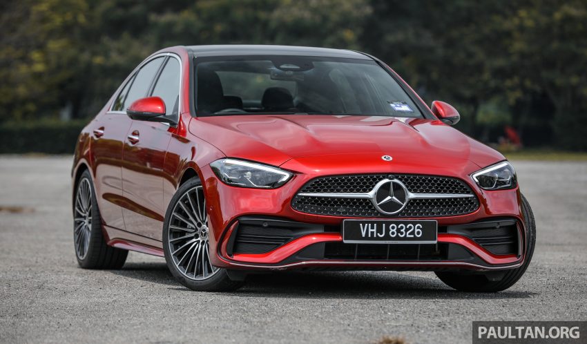 试驾集评: W206 Mercedes-Benz C 200 Avantgarde vs C 300 AMG Line, 配备, 动力和操控全面对比与导购心得 183362