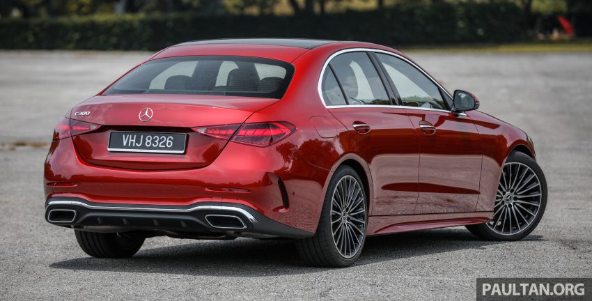 试驾集评: W206 Mercedes-Benz C 200 Avantgarde vs C 300 AMG Line, 配备, 动力和操控全面对比与导购心得 183363