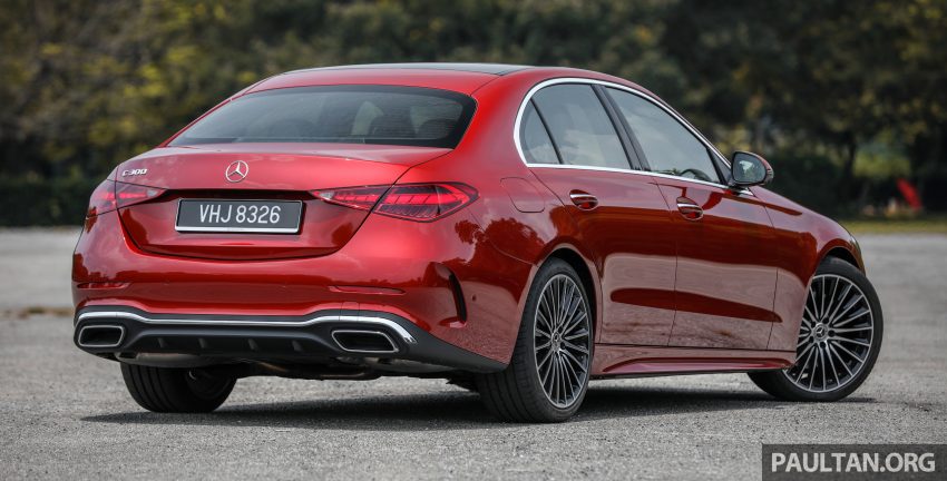 试驾集评: W206 Mercedes-Benz C 200 Avantgarde vs C 300 AMG Line, 配备, 动力和操控全面对比与导购心得 183364