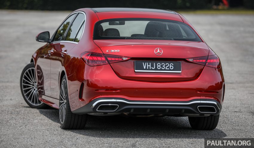 试驾集评: W206 Mercedes-Benz C 200 Avantgarde vs C 300 AMG Line, 配备, 动力和操控全面对比与导购心得 183365