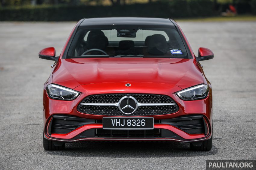 试驾集评: W206 Mercedes-Benz C 200 Avantgarde vs C 300 AMG Line, 配备, 动力和操控全面对比与导购心得 183367