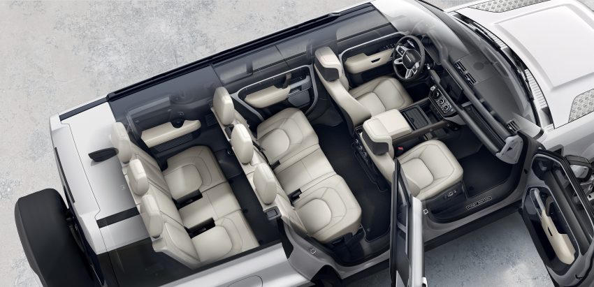 2023 Land Rover Defender 130 首发, 八座版本车身更长 182646