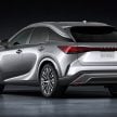 全新 Lexus RX 系列确认不再有七人座, 将以 TX 系列取代