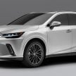 全新 Lexus RX 系列确认不再有七人座, 将以 TX 系列取代