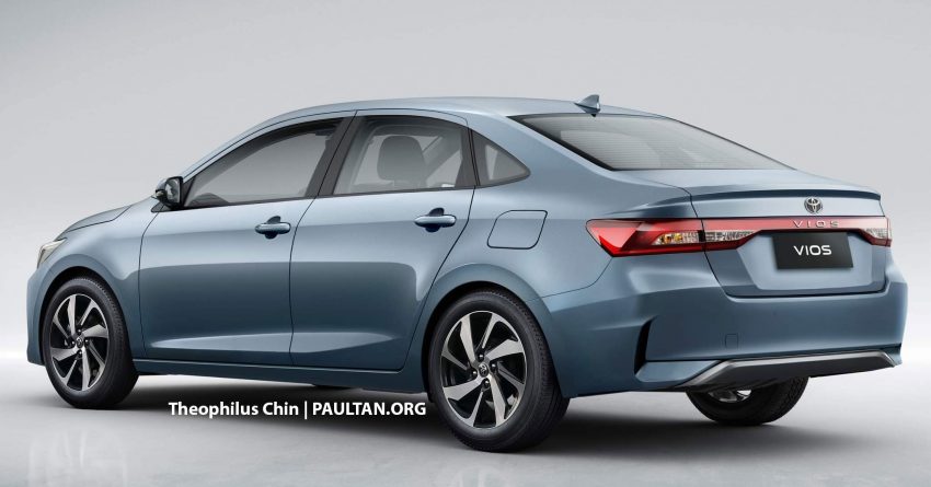 以 Corolla 造型绘制渲染图，新一代 Toyota Vios 长这样？ 184204