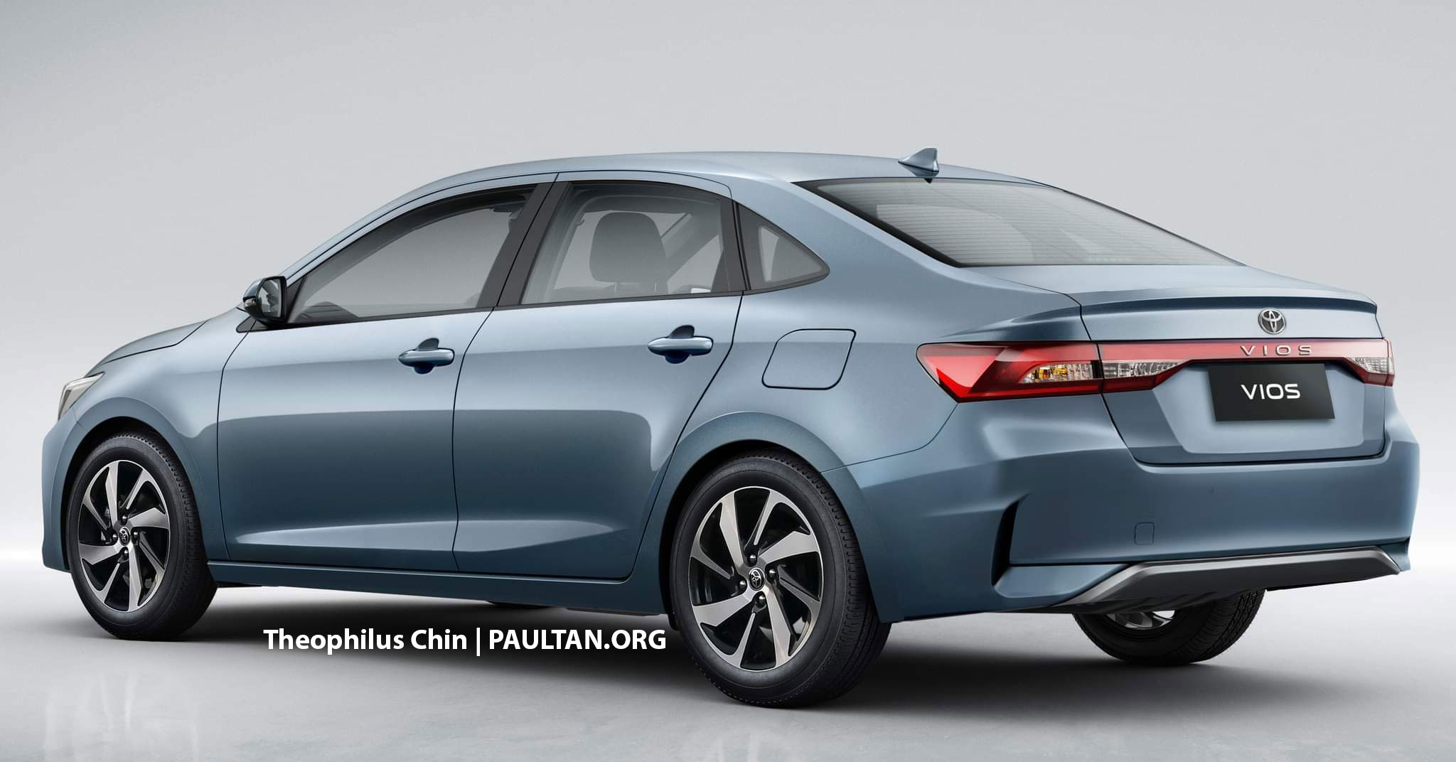 以 Corolla 造型绘制渲染图，新一代 Toyota Vios 长这样？