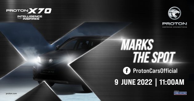 原厂再度预告, 2022 Proton X70 小改款明早11时线上发布