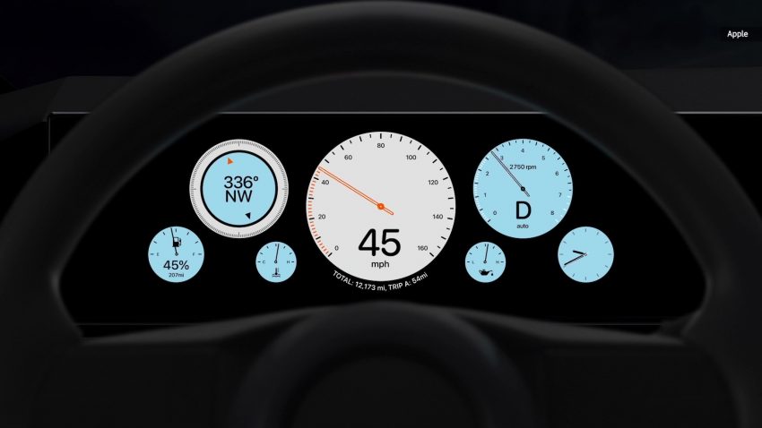 苹果发布全新版本 Apple CarPlay , 支持多个荧幕同时联动 183695
