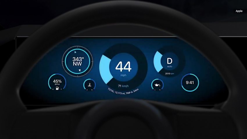 苹果发布全新版本 Apple CarPlay , 支持多个荧幕同时联动 183697