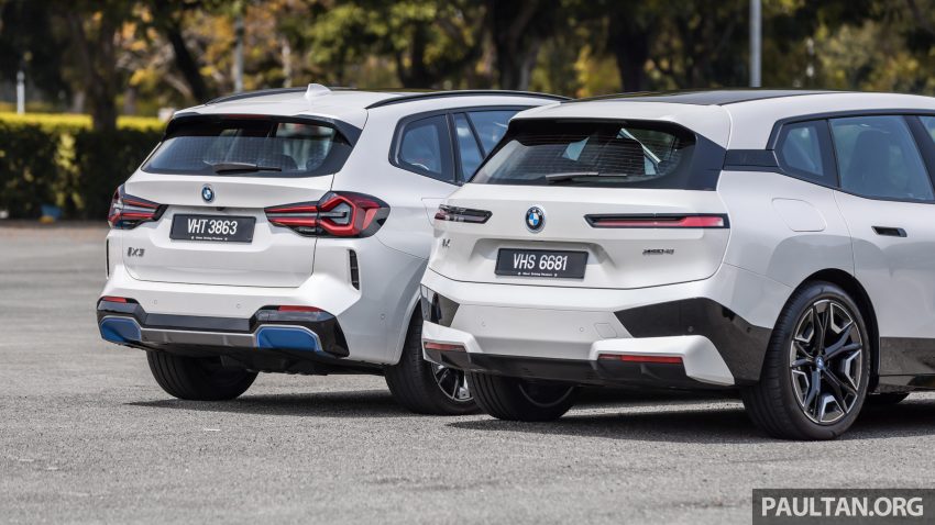 对比实拍: BMW iX3 M Sport Impressive 与 iX xDrive40 Sport, 两款 BMW 当家纯电SUV的差异, 价格33.4与41.5万 185340