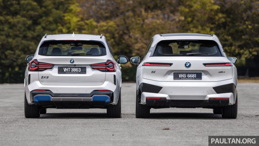 对比实拍: BMW iX3 M Sport Impressive 与 iX xDrive40 Sport, 两款 BMW 当家纯电SUV的差异, 价格33.4与41.5万 185333