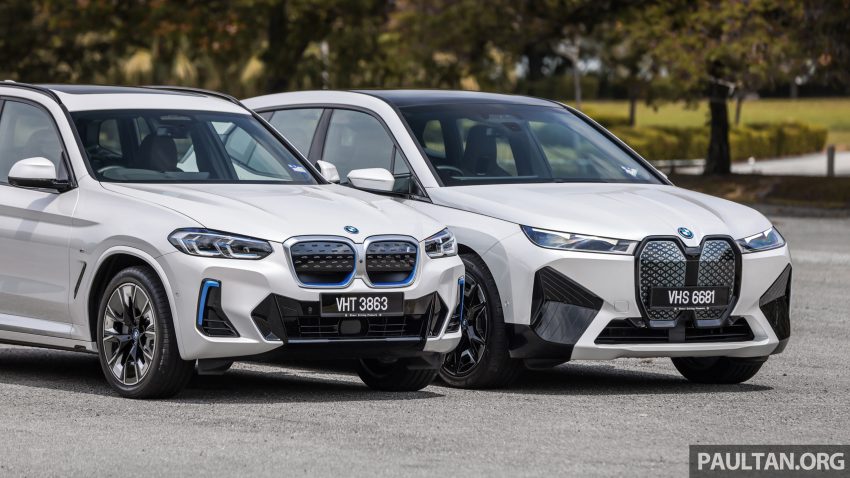 对比实拍: BMW iX3 M Sport Impressive 与 iX xDrive40 Sport, 两款 BMW 当家纯电SUV的差异, 价格33.4与41.5万 185334
