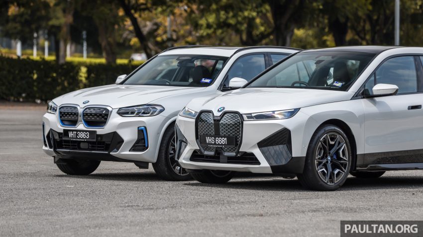 对比实拍: BMW iX3 M Sport Impressive 与 iX xDrive40 Sport, 两款 BMW 当家纯电SUV的差异, 价格33.4与41.5万 185336