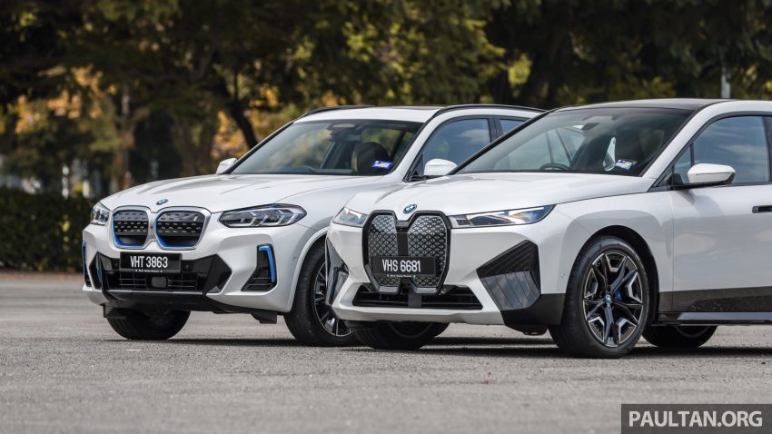 对比实拍: BMW iX3 M Sport Impressive 与 iX xDrive40 Sport, 两款 BMW 当家纯电SUV的差异, 价格33.4与41.5万 185337