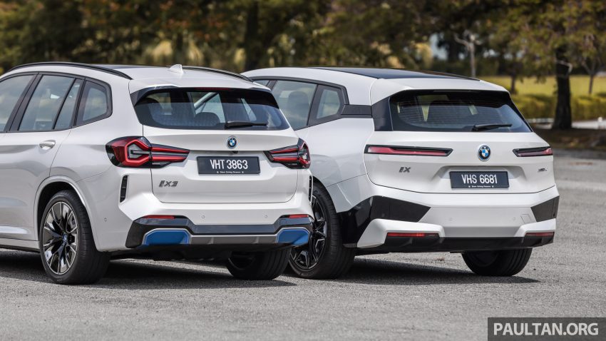 对比实拍: BMW iX3 M Sport Impressive 与 iX xDrive40 Sport, 两款 BMW 当家纯电SUV的差异, 价格33.4与41.5万 185338