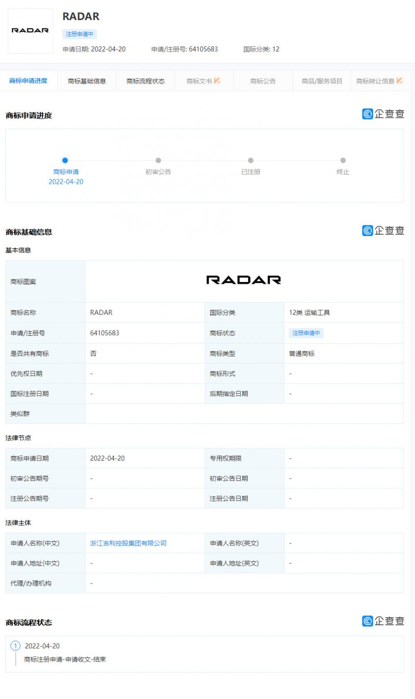 主打高端电动皮卡！吉利将在近期内发布新品牌 RADAR 184419