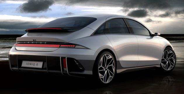 Hyundai Ioniq 6 全球首发, 龟背四门EV, 续航达482公里