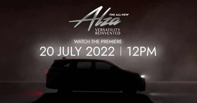 全新大改款 Perodua Alza 确认本月20日中午12时发布