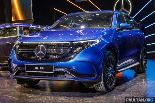 Mercedes-Benz EQC400 4Matic 纯电SUV开放预订, 预估价39万, 408匹马力/760Nm扭力, 5.1秒破百, 续航437公里