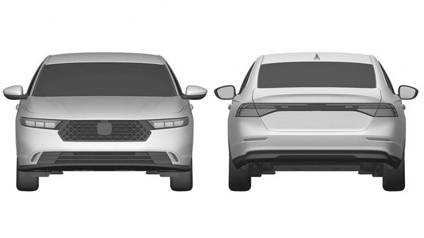 第十一代 Honda Accord 3D设计图纸曝光, 采贯穿式尾灯 187427