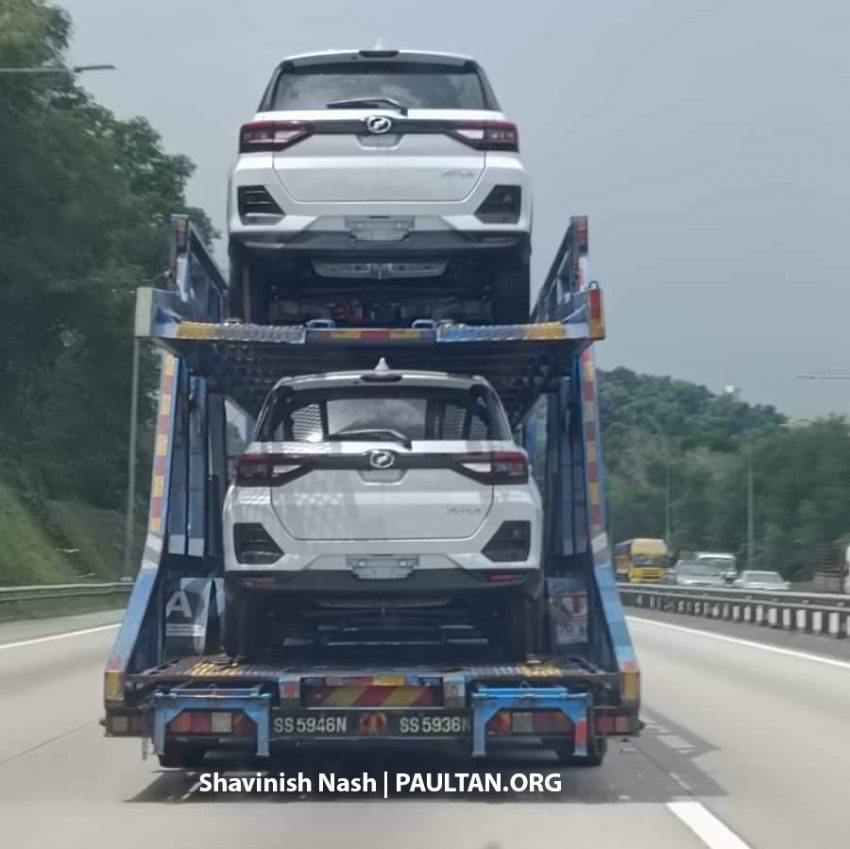 发布在即？Perodua Ativa Hybrid 现身载运罗里送往某处 189423