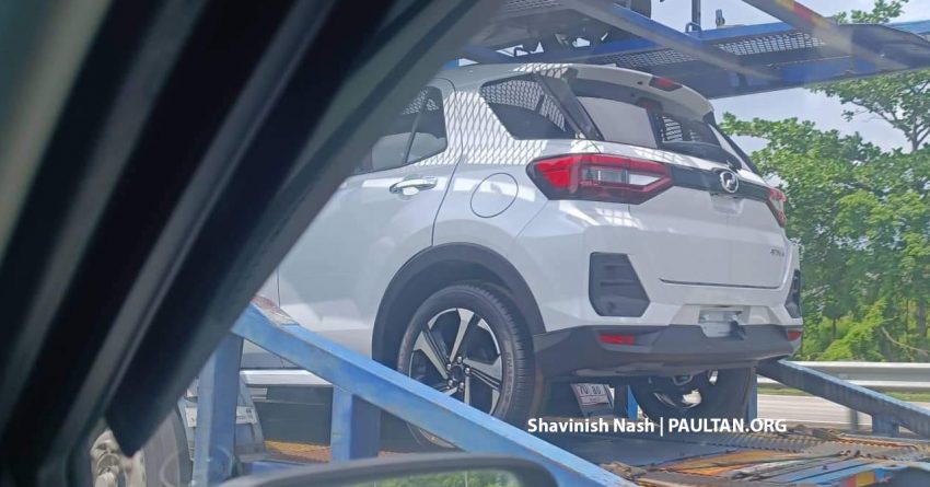 发布在即？Perodua Ativa Hybrid 现身载运罗里送往某处 189424