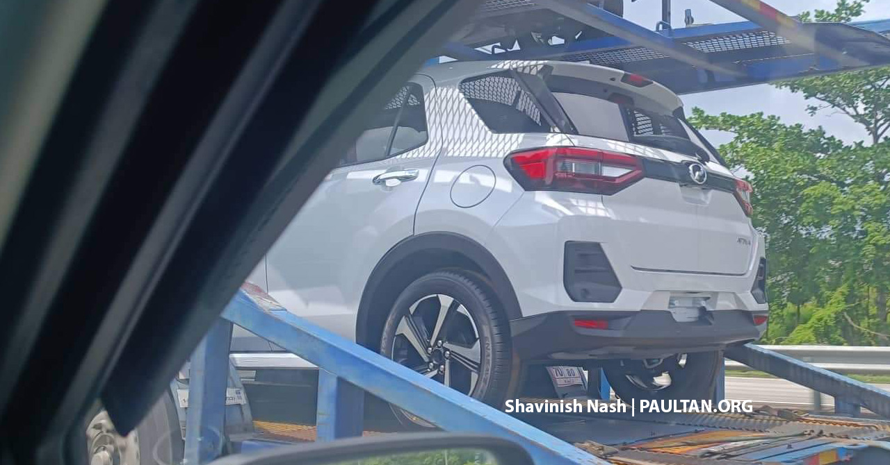 发布在即？Perodua Ativa Hybrid 现身载运罗里送往某处