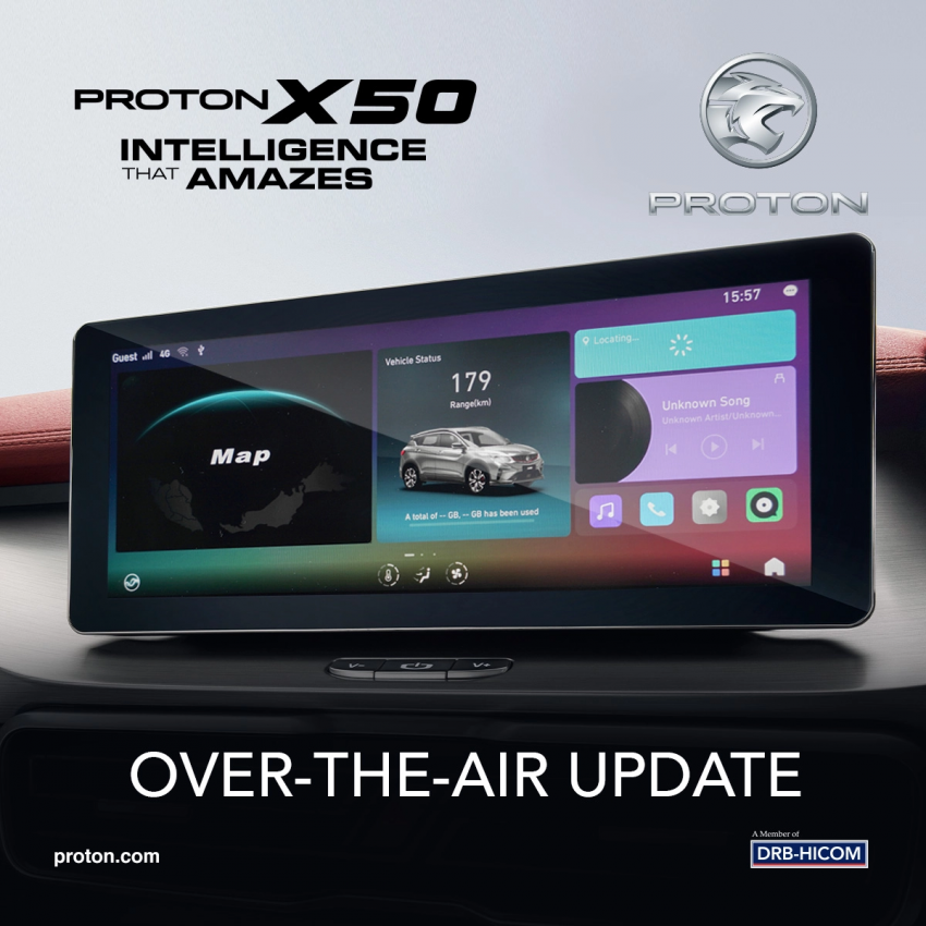 由 ACO Tech 研发的 ATLAS OS 车载作业系统现已开放予 Proton X50！如何通过 OTA 线上更新？这里有详细教学！ 189225