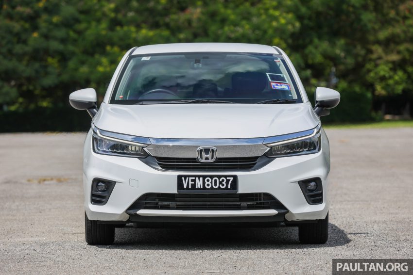 新车对比图集: Honda City 1.5 V vs City Hatchback 1.5 RS e:HEV, 传统四门对比五门掀背, Hybrid对比传统引擎 190216
