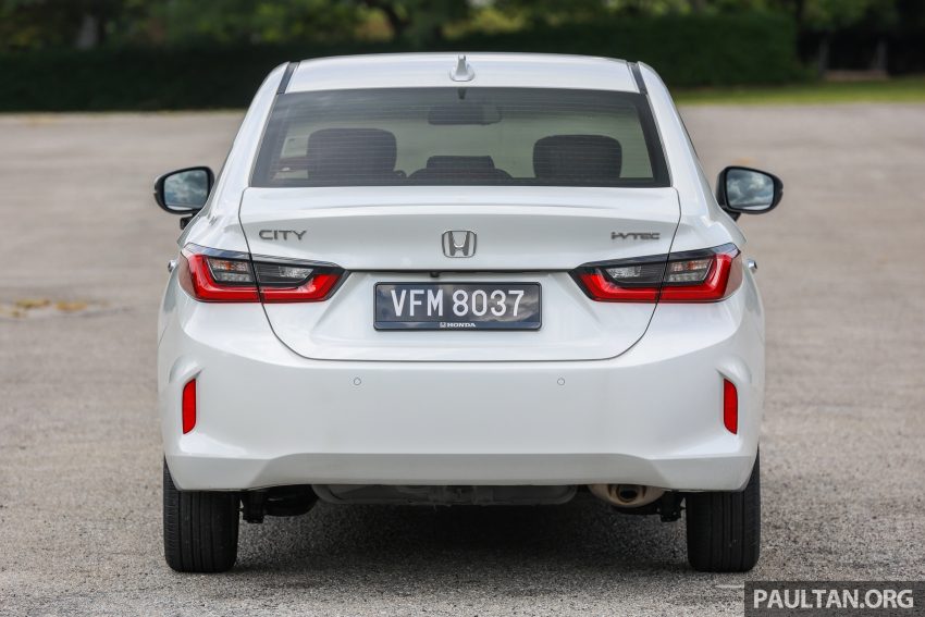 新车对比图集: Honda City 1.5 V vs City Hatchback 1.5 RS e:HEV, 传统四门对比五门掀背, Hybrid对比传统引擎 190217