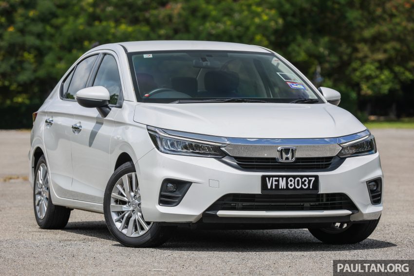 新车对比图集: Honda City 1.5 V vs City Hatchback 1.5 RS e:HEV, 传统四门对比五门掀背, Hybrid对比传统引擎 190206