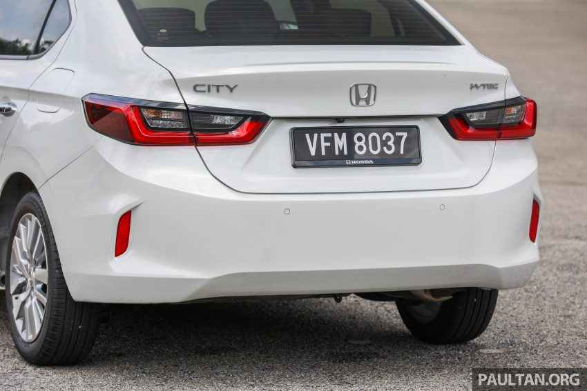 新车对比图集: Honda City 1.5 V vs City Hatchback 1.5 RS e:HEV, 传统四门对比五门掀背, Hybrid对比传统引擎 190232