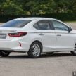 新车对比图集: Honda City 1.5 V vs City Hatchback 1.5 RS e:HEV, 传统四门对比五门掀背, Hybrid对比传统引擎