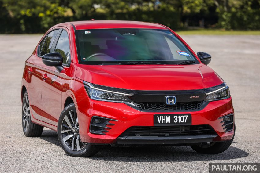 新车对比图集: Honda City 1.5 V vs City Hatchback 1.5 RS e:HEV, 传统四门对比五门掀背, Hybrid对比传统引擎 190065