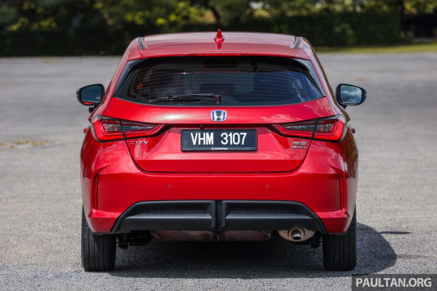 新车对比图集: Honda City 1.5 V vs City Hatchback 1.5 RS e:HEV, 传统四门对比五门掀背, Hybrid对比传统引擎 190077