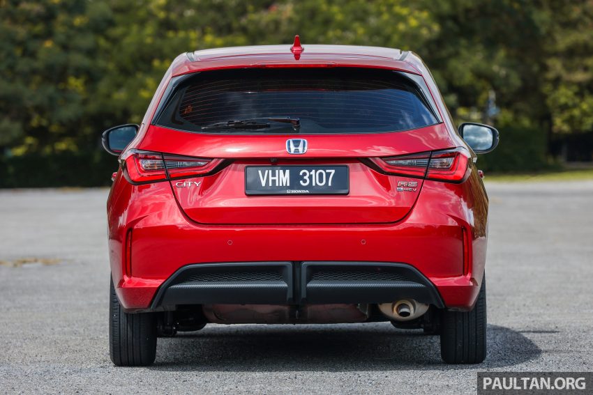 新车对比图集: Honda City 1.5 V vs City Hatchback 1.5 RS e:HEV, 传统四门对比五门掀背, Hybrid对比传统引擎 190078