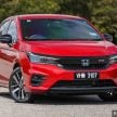 新车对比图集: Honda City 1.5 V vs City Hatchback 1.5 RS e:HEV, 传统四门对比五门掀背, Hybrid对比传统引擎