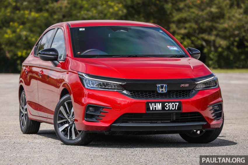 新车对比图集: Honda City 1.5 V vs City Hatchback 1.5 RS e:HEV, 传统四门对比五门掀背, Hybrid对比传统引擎 190066